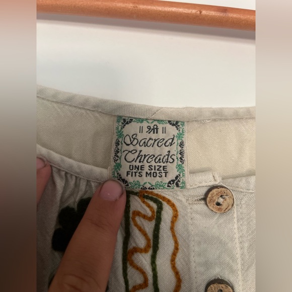 Sacred Threads Embroidered Tank Top | OS - Picture 4 of 7